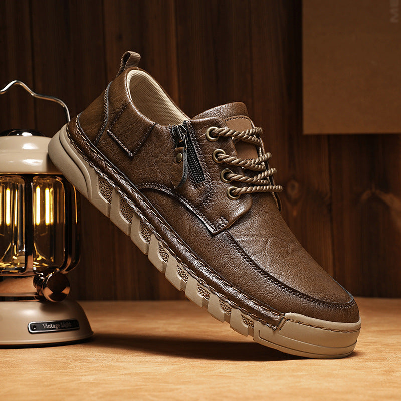 Enzo™ | Skórzane Buty na Zamek