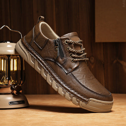 Enzo™ | Skórzane Buty na Zamek
