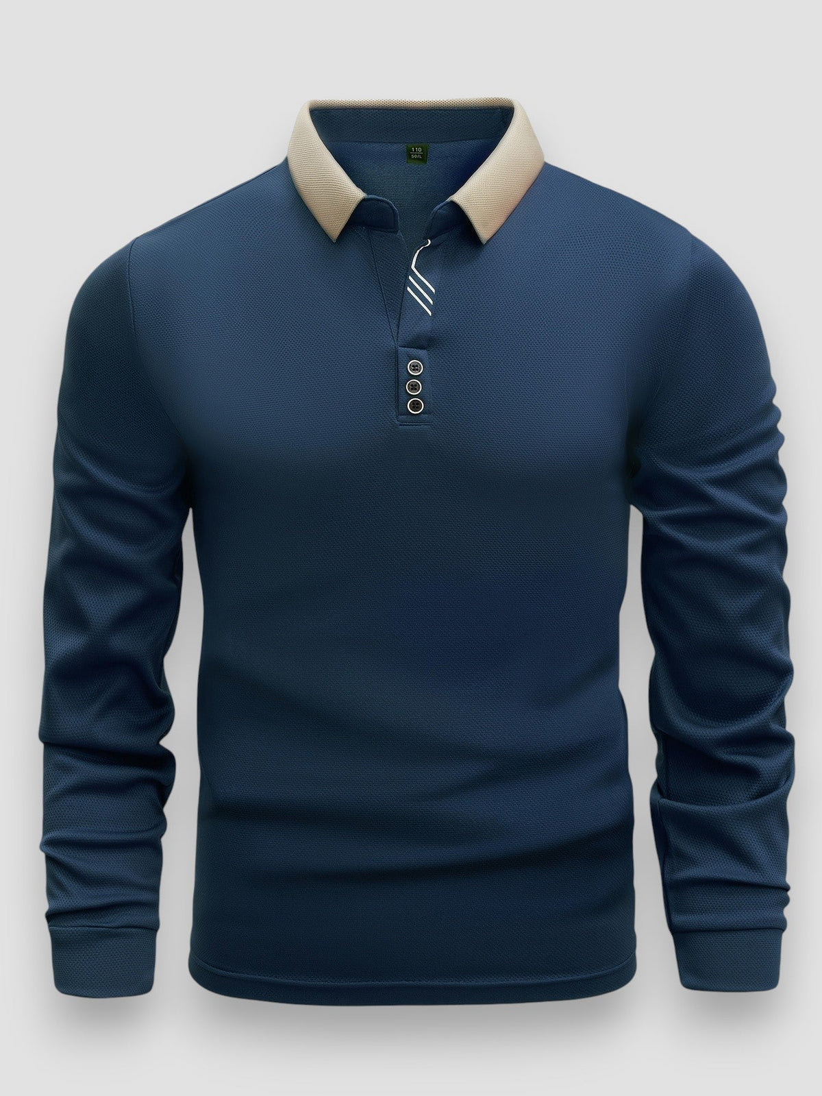 Garrett™ | Męska Koszulka Polo z Długim Rękawem