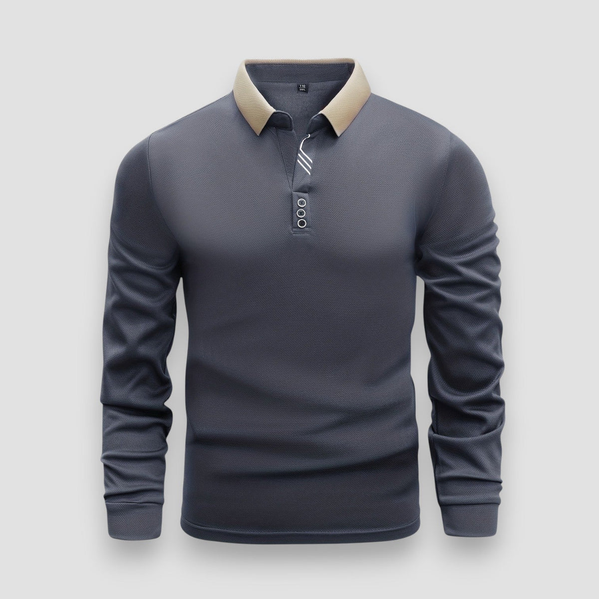 Garrett™ | Męska Koszulka Polo z Długim Rękawem